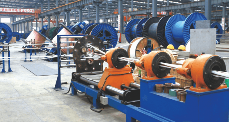 Mineral cable production line