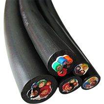 Rubber cable